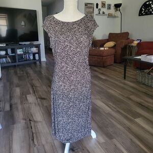Dana Buchman drape neck dress